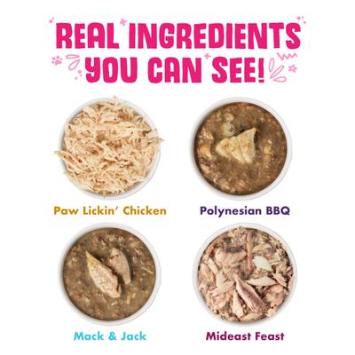 Classic Cat Food Variety Pack Wowzer Meowzer Wet Cat Food, 10-oz can, 12 count