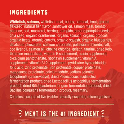 Wild Red Raw Coated Kibble Wholesome Grains Ocean Recipe Dry Dog Food, 3.5-lb bag