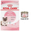 Bundle: Royal Canin Feline Health Nutrition Mother & Babycat Dry Food + Ultra Soft Mousse in Sauce Canned Cat Food