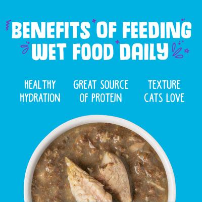 Comida enlatada para gatos Frisky Fishin' Friends, paquete variado, sin cereales, 3 oz, caja de 24