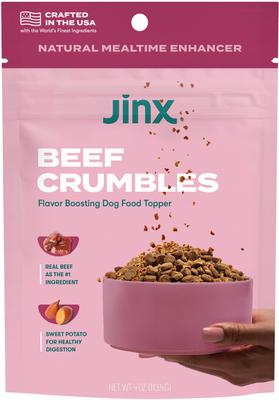 Chicken Crumbles High-Protein Dry Dog Food Topper, 8-oz bundle