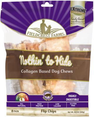 Nothin' To Hide Flip Chips Granola Flavor Dog Chews, 8 count