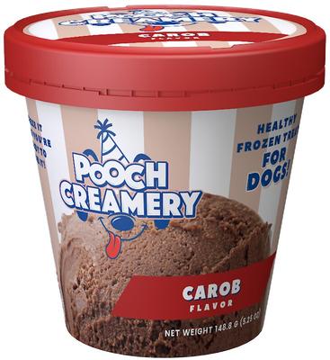 Carob Flavor Ice Cream Mix Dog Treat, 5.25-oz cup