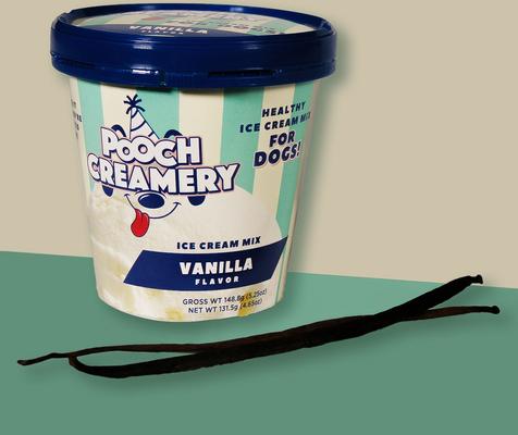 Vanilla Flavor Ice Cream Mix Dog Treat, 5.25-oz cup