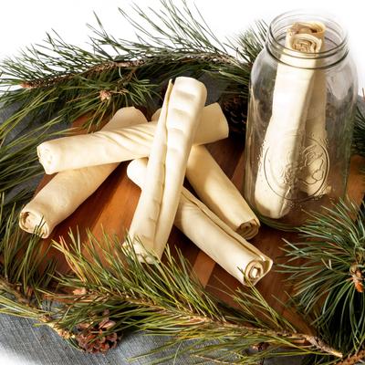 Beefhide 8-inch Rolls Natural Flavored Chewy Dog Treats, 2 count