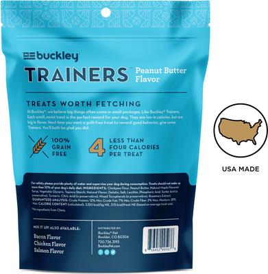 Liberty Trainers Peanut Butter Flavor Grain-Free Dog Treats, 6-oz bag