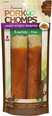 Sweet Potato Wrapped Rolls Dog Treats, 8-in roll, 2 count