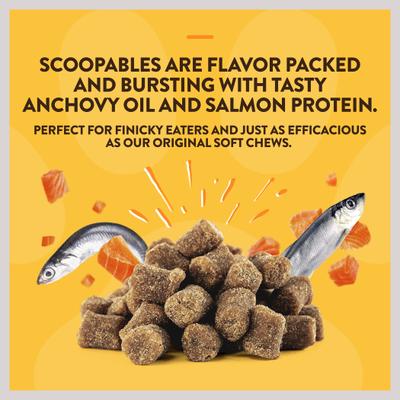 NaturVet, Omega-Gold Skin & Coat Scoopable Tiny Bites, omega-3, omega-6, DHA y EPA para perros y gatos, 312 g
