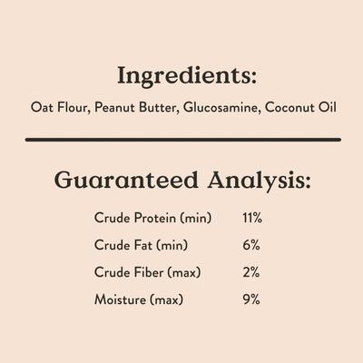 Daily Support Hip Aid Peanut Butter Recipe Dog Treat, 12-oz box