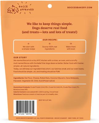 Soft & Chewy Cheese Recipe Dog Treats, 6-oz bag