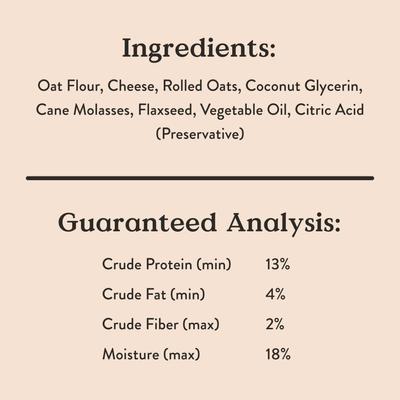 Soft & Chewy Cheese Recipe Dog Treats, 6-oz bag