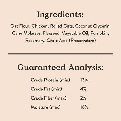 Soft & Chewy Chicken Recipe Dog Treats, 6-oz bag