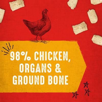 Bundle: Stella & Chewy's Carnivore Crunch Grass-Fed Beef Recipe + Cage-Free Chicken Recipe Freeze-Dried Dog Treats, 3.25-oz bag, bundle of 2