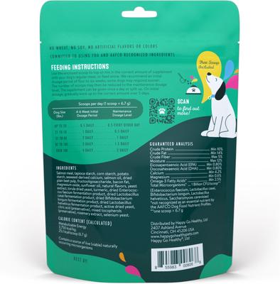 Hip & Joint Mini Breed Dog Supplement, 21 Scoops