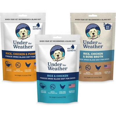 Alimento liofilizado para perros, paquete variado, bolsa de 6 oz, 3 unidades
