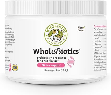 WholeBiotics Dog & Cat Supplement, 1-oz bottle