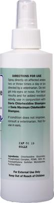 Bundle: Pet MD Chlorhexidine Antiseptic Wipes, 50 count + Davis Chlorhexidine Dog & Cat Spray, 8-oz bottle