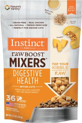 Raw Boost Mixers Grain-Free Digestive Health Recipe Freeze-Dried Cat Food Topper, 5.5-oz bag