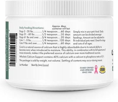 Calcium Support Dog & Cat Supplement, 2.5-oz bottle