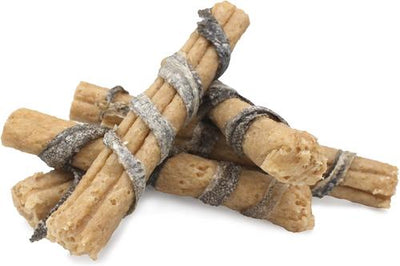 Beef Collagen with Wrapped Fish 8-in Dental Chew Dog Treat
