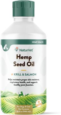 Hemp Liquid Supplement for Cats & Dogs, 32-fl oz bottle