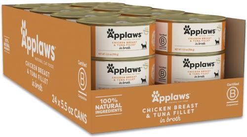 Mackerel & Sardine in Broth Wet Cat Food, 5.5-oz can, case of 24