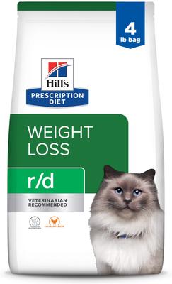 r/d Weight Reduction/Management Chicken Flavor Dry Cat Food, 4-lb bag
