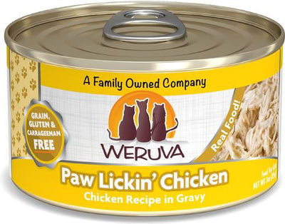 Paw Lickin' Chicken in Gravy Grain-Free Wet Cat Food, 3-oz, case of 24