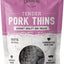 Tender Pork Thins Dehydrated Dog Treats, 5.3-oz pouch