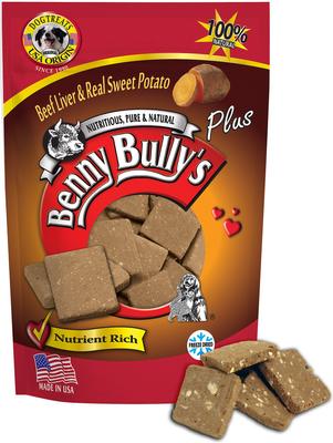 Plus Beef Liver & Banana Freeze-Dried Dog Treats, 2.1-oz bag