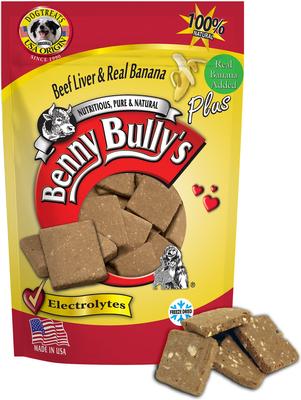 Plus Beef Liver & Banana Freeze-Dried Dog Treats, 2.1-oz bag