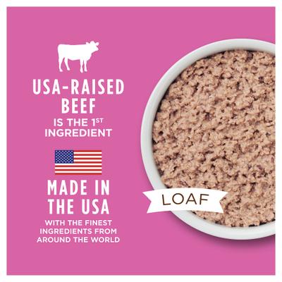 Original Small Breed Grain-Free Real Beef Recipe Wet Dog Food, 5.5-oz can, case of 12