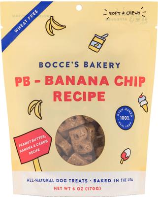 Bundle: Variety Pack - Bocce's Bakery Campfire S'mores Peanut Butter, Carob & Vanilla Recipe Dog Treats, PB-Banana Chip & Berries & Cream Flavors