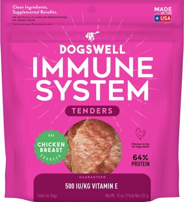 Tenders Immune System Chicken Recipe Grain-Free Dog Treats, 15-oz bag