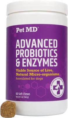 PB6 Probiotics & Enzymes Dog Supplement, 60 count