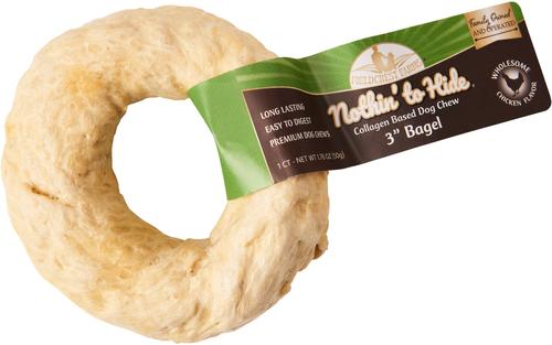 Nothin' To Hide Bagel 3-inch Chicken Flavor Dog Chew, 1 Count