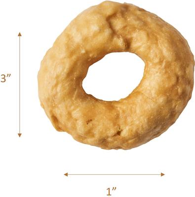 Nothin' To Hide Bagel 3-inch Bacon Flavor Dog Chew, 1 Count