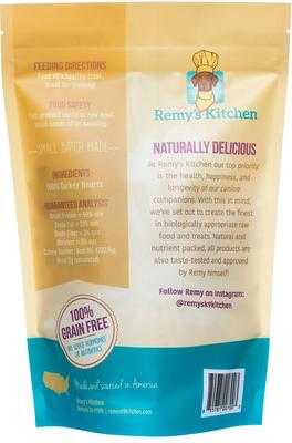 Golosinas liofilizadas para perros y gatos Just Turkey Hearts, bolsa de 85 g