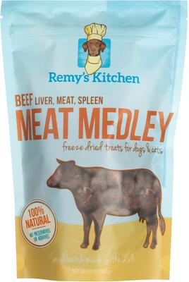 Lamb Liver, Spleen, Heart Meat Medley Freeze-Dried Dog & Cat Treats, 3-oz bag