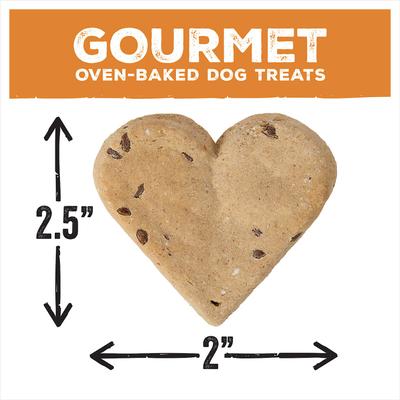 Gobbled Up Turkey Meal & Brown Rice Crunchy Dog Treats, 16-oz box