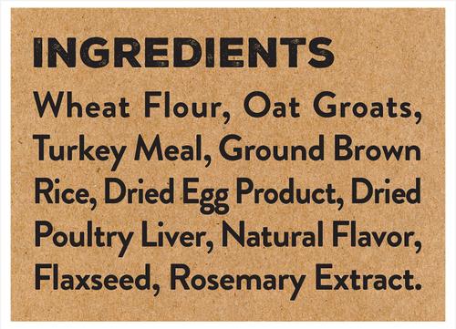 Gobbled Up Turkey Meal & Brown Rice Crunchy Dog Treats, 16-oz box