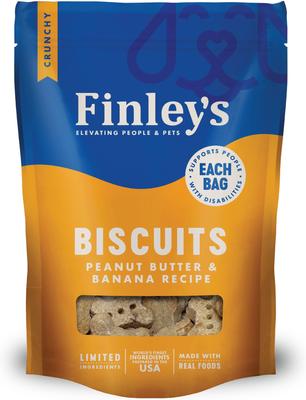 Wheat-Free Blueberry & Coconut Crunchy Biscuit Dog Treats, 12-oz bag