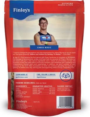 Wheat-Free Peanut Butter & Pumpkin Crunchy Biscuit Dog Treats, 12-oz bag