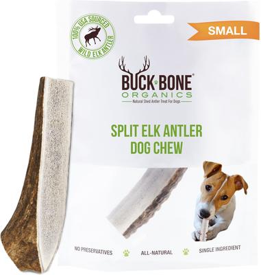 Split Elk Antler Dog Chews, 4-in