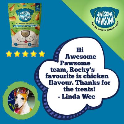 Chicken Dumpling Dog Treats, 3-oz bag