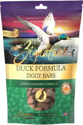 Venison Formula Ziggy Bars Biscuit Dog Treats, 12-oz bag