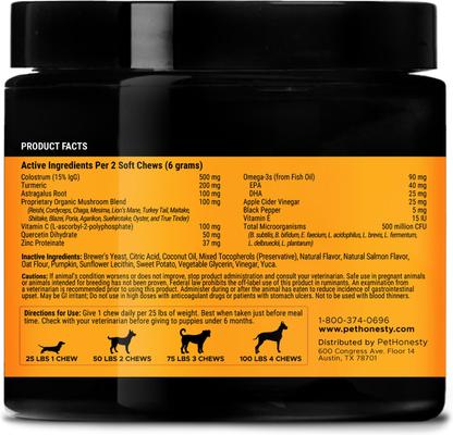 Bundle: Veterinary Formula Clinical Care Antiseptic & Antifungal Shampoo, 16-oz bottle & PetHonesty Allergy Support Soft Chews Dog Supplement