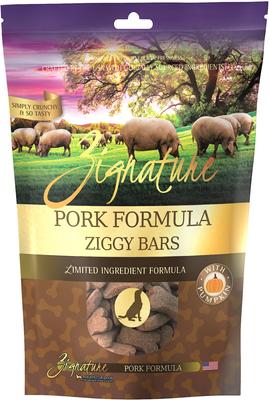 Galletas Ziggy Bars de Pork Formula para perros, bolsa de 355 g