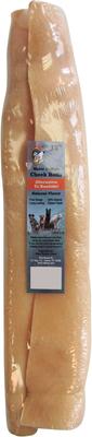 Water Buffalo Cheek Roll Dog Treat, 12-in