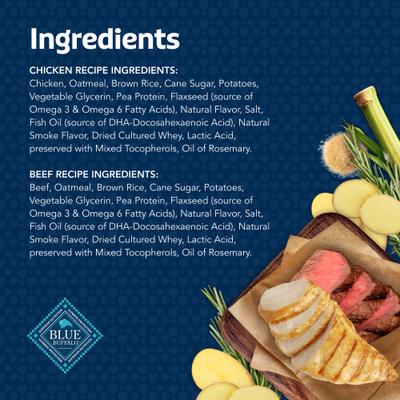 Blue Bits Tender Beef & Tasty Chicken Recipe Training Dog Treats, 19-oz bag, 2 count